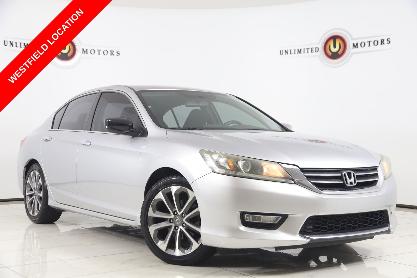 Alabaster Silver Metallic 2013 Honda Accord Sedan Front-Wheel Drive Continuously Variable Transmission