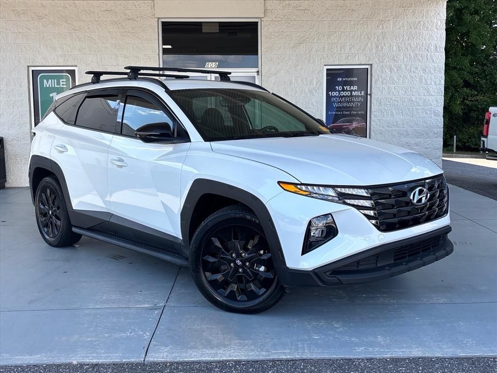White Pearl 2024 Hyundai Tucson SUV / Crossover All-Wheel Drive 8-Speed Automatic