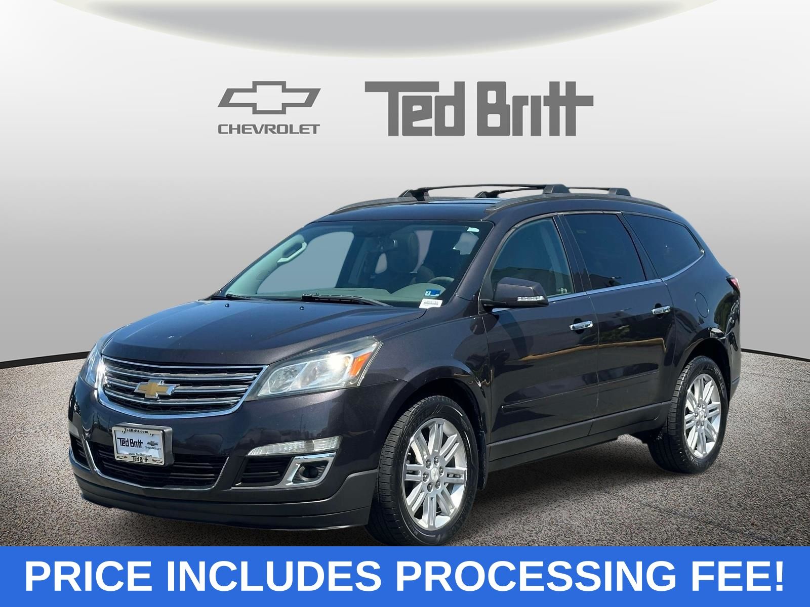 Gray (Tungsten Metallic) 2014 Chevrolet Traverse SUV / Crossover Front-Wheel Drive 6-Speed Automatic