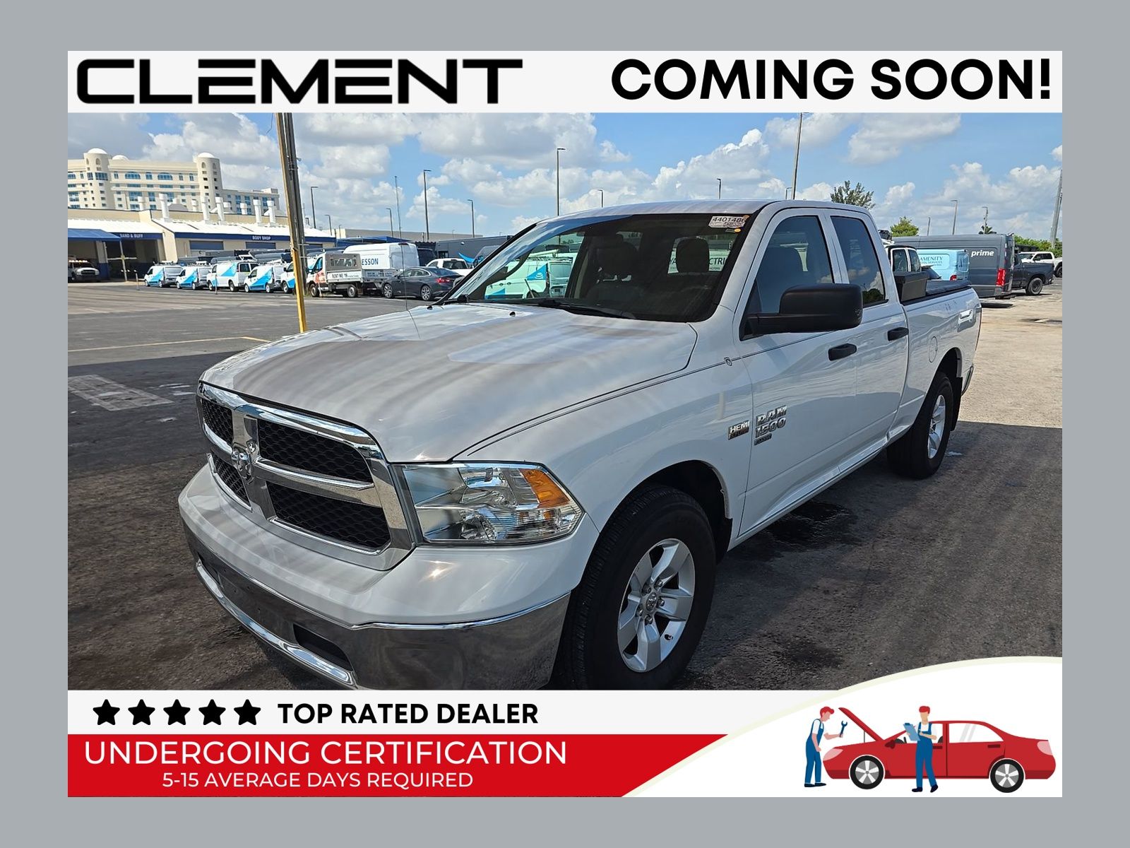 Bright White Clearcoat 2021 RAM 1500 Pickup Truck 4X2 8-Speed Automatic
