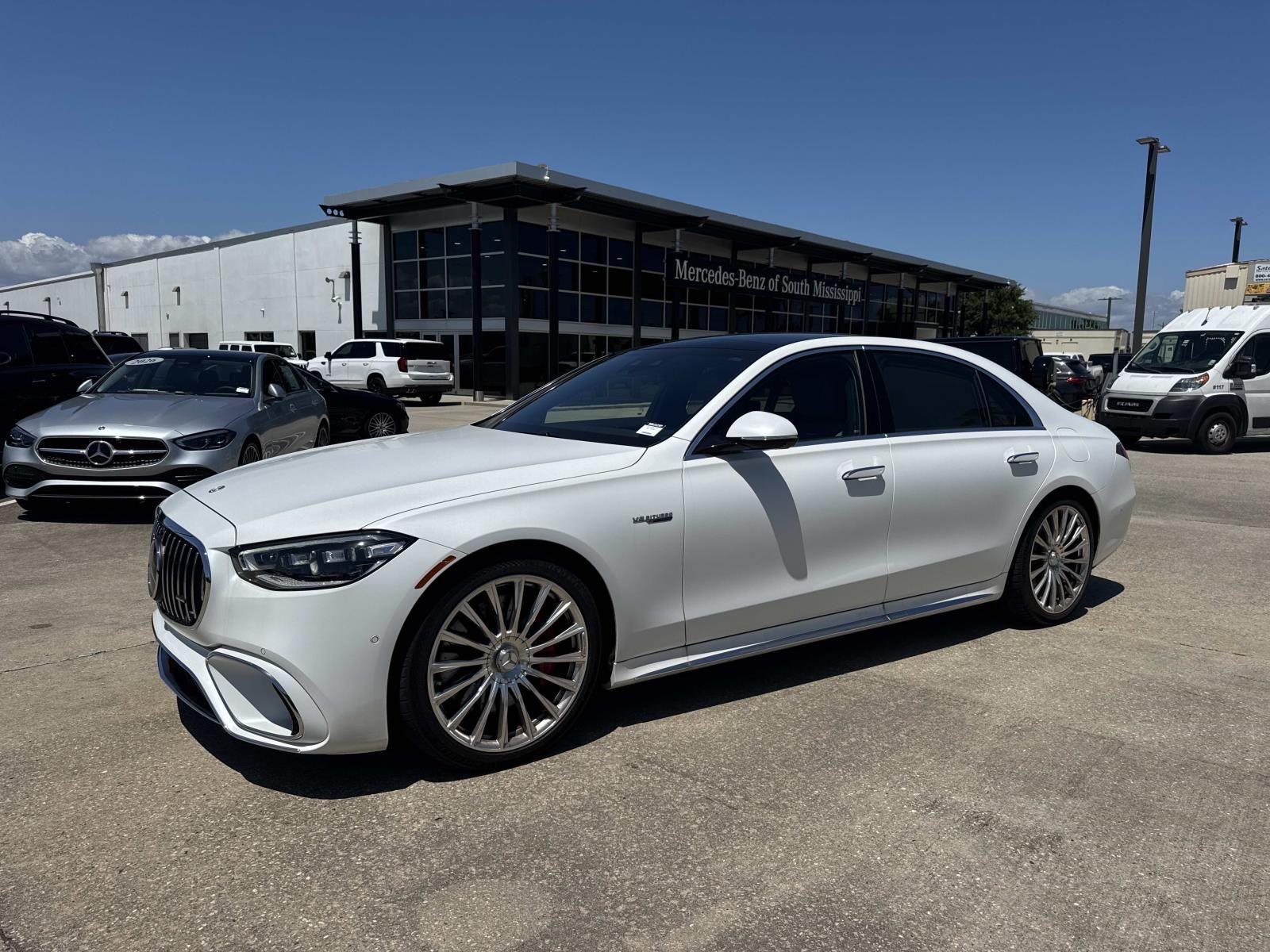 MANUFAKTUR Moonlight White Magno 2026 Mercedes-Benz S-Class Sedan All-Wheel Drive 9-Speed Automatic