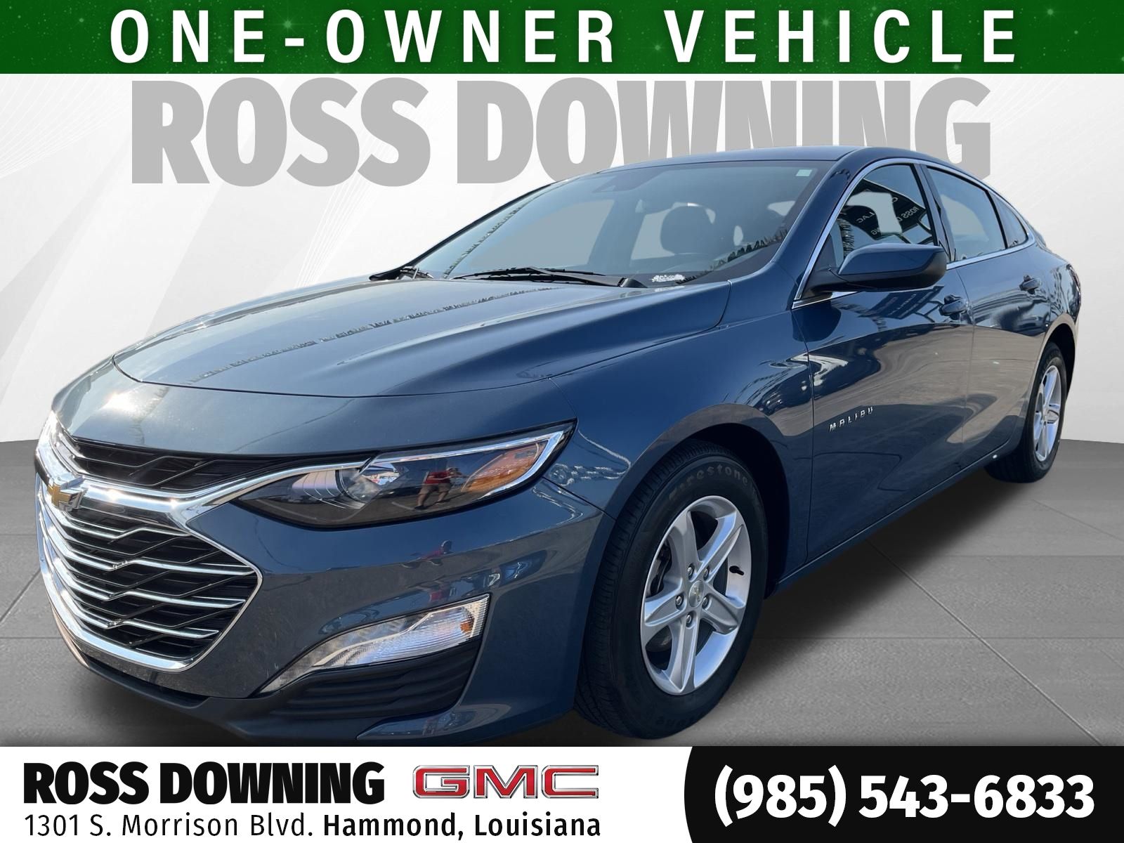 Lakeshore Blue Metallic 2024 Chevrolet Malibu Sedan Front-Wheel Drive Continuously Variable Transmission
