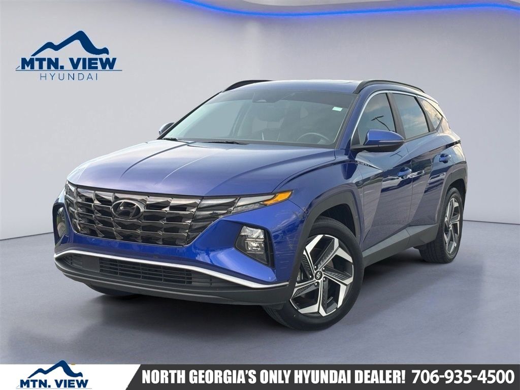Intense Blue 2022 Hyundai Tucson SUV / Crossover Front-Wheel Drive Automatic