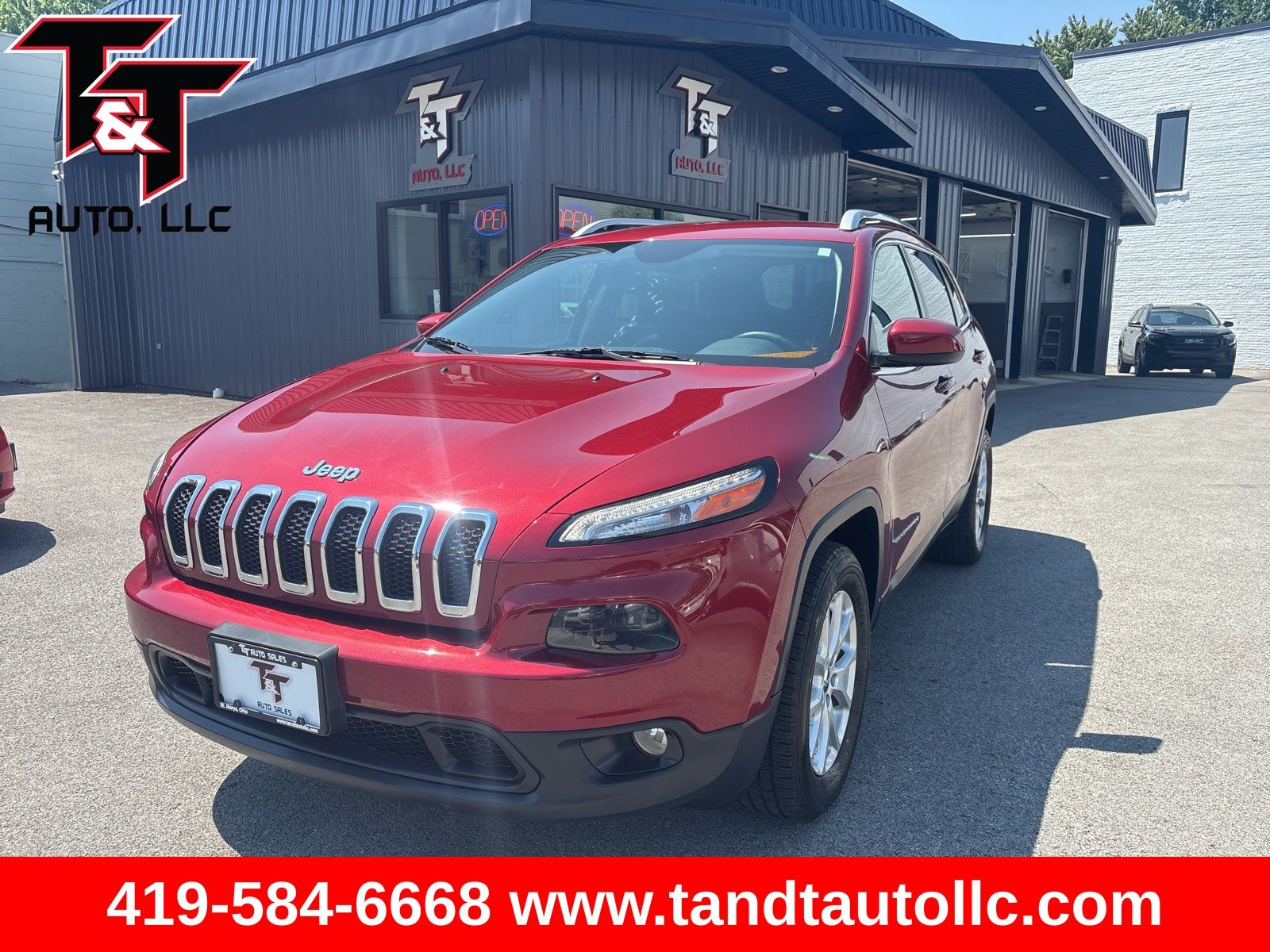 Deep Cherry Red Crystal Pearlcoat 2016 Jeep Cherokee SUV / Crossover Four-Wheel Drive 9-Speed Automatic