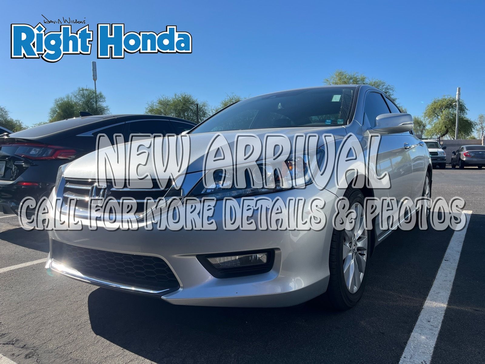 Silver 2015 Honda Accord Sedan Front-Wheel Drive 6-Speed Automatic