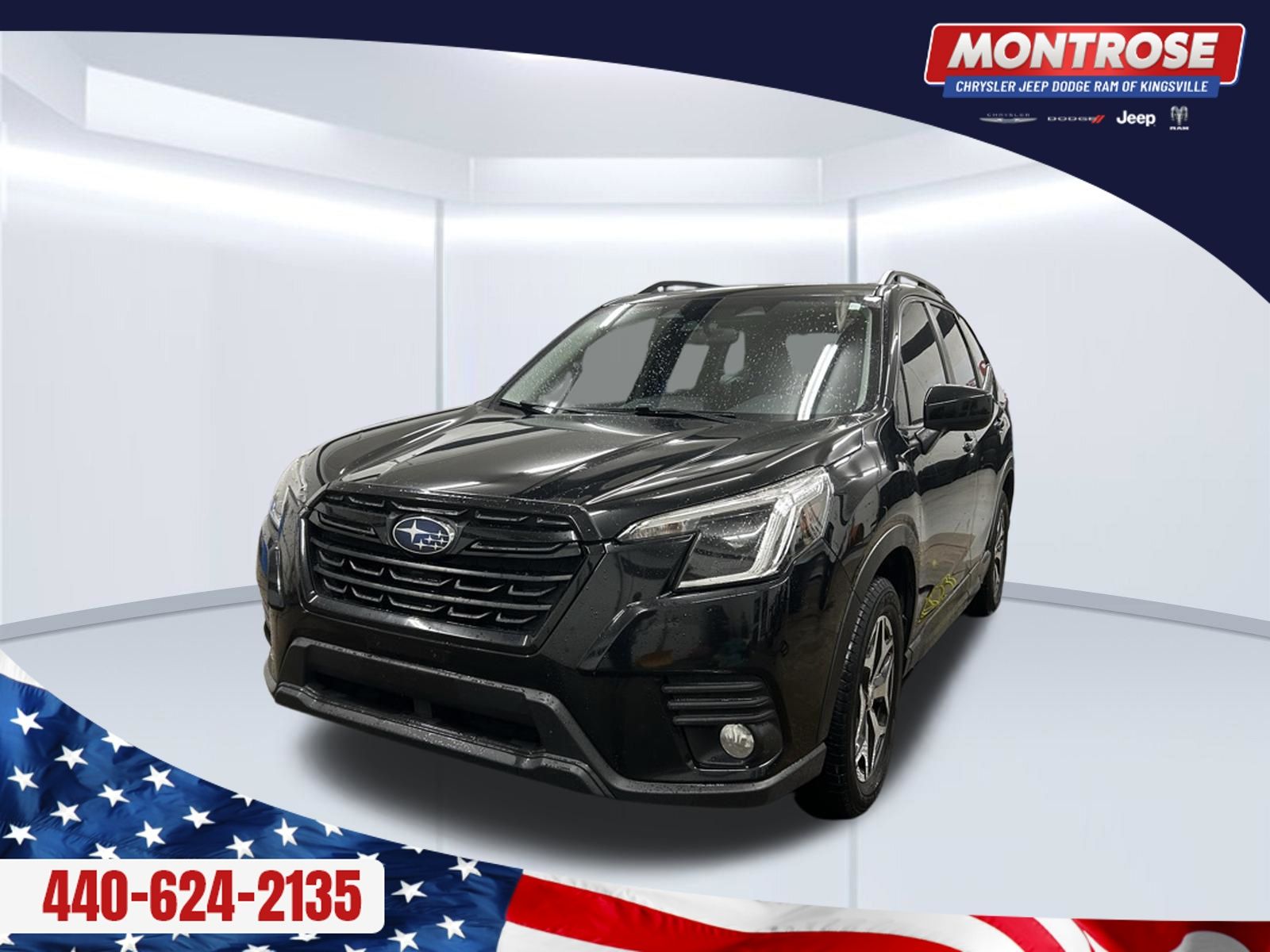 Crystal Black Silica 2023 Subaru Forester SUV / Crossover All-Wheel Drive Continuously Variable Transmission