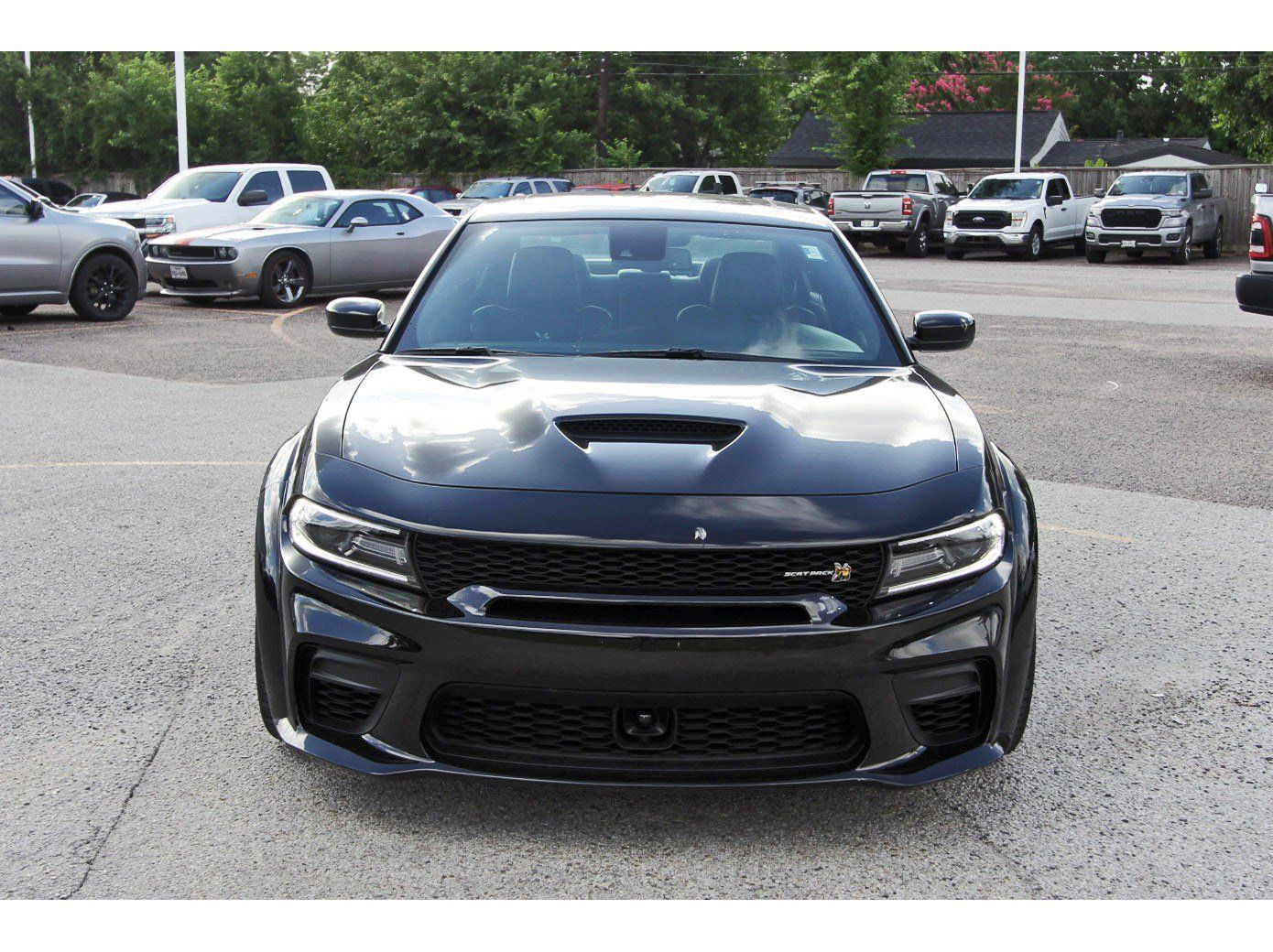 Black 2021 Dodge Charger Scat Pack Widebody RWD Sedan Rear-Wheel Drive Automatic