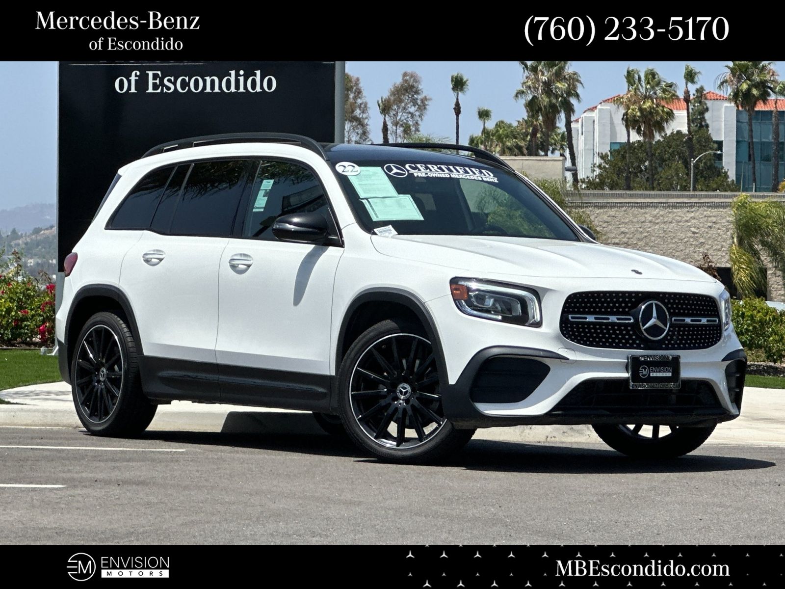 Polar White 2022 Mercedes-Benz GLB 250 FWD SUV / Crossover Front-Wheel Drive 8-Speed Automatic