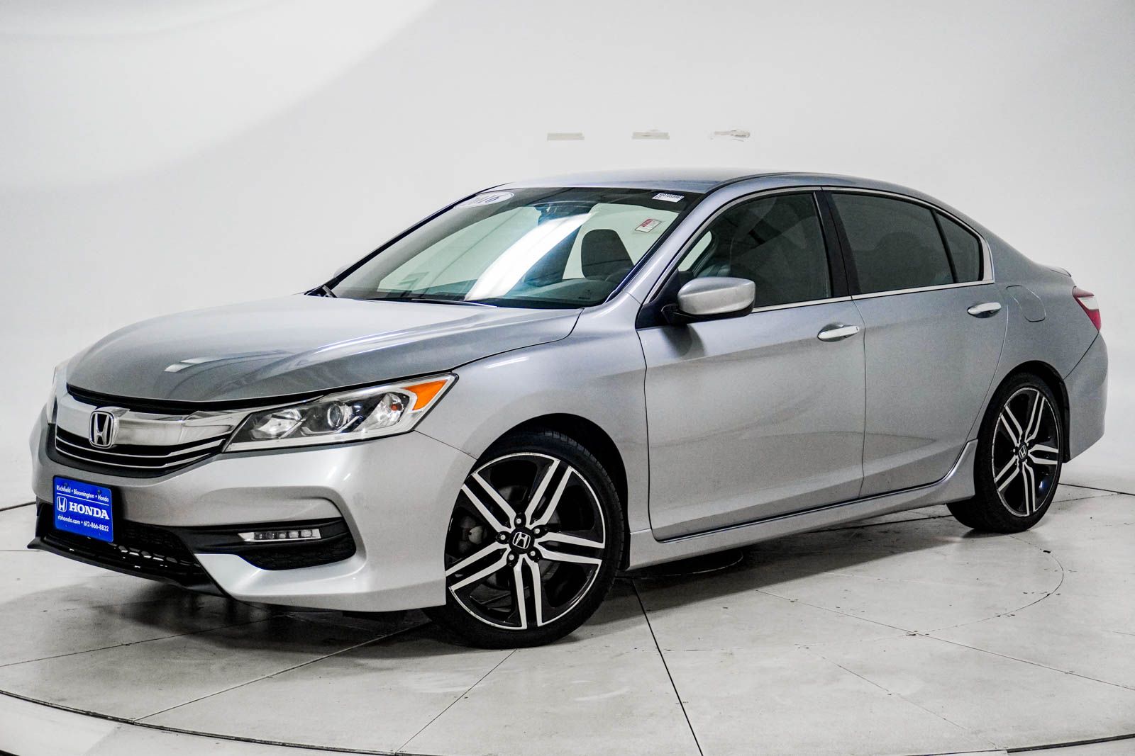 Lunar Silver Metallic 2016 Honda Accord Sedan Front-Wheel Drive Continuously Variable Transmission