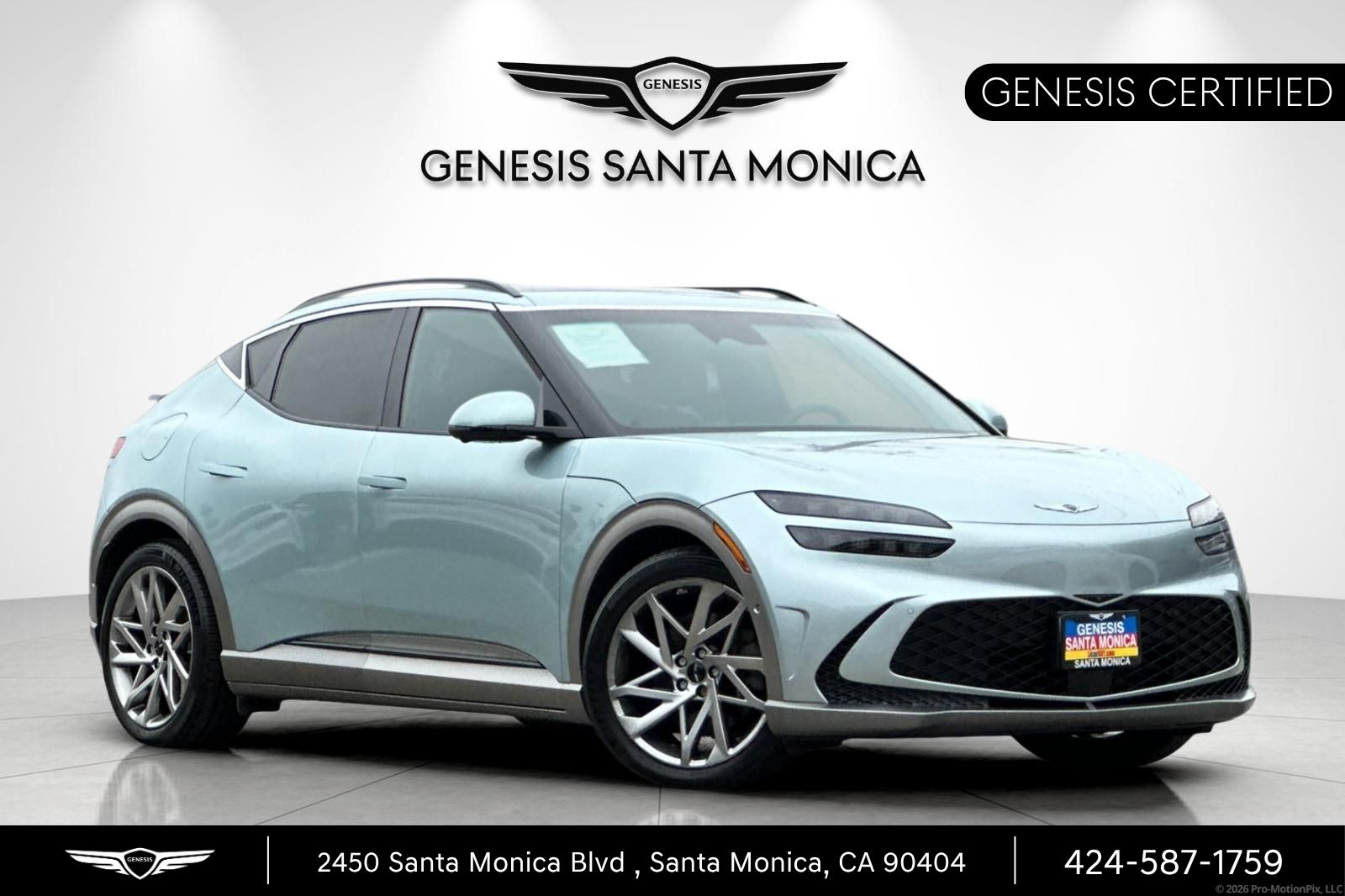 Green (Hanauma Mint) 2023 Genesis GV60 Advanced AWD SUV / Crossover All-Wheel Drive 1-Speed Automatic