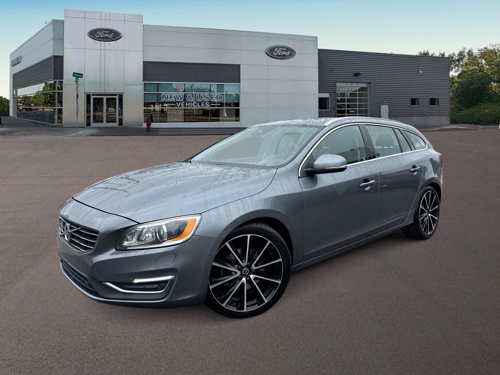 Osmium Gray Metallic 2016 Volvo V60 T5 Platinum Wagon Front-Wheel Drive Automatic