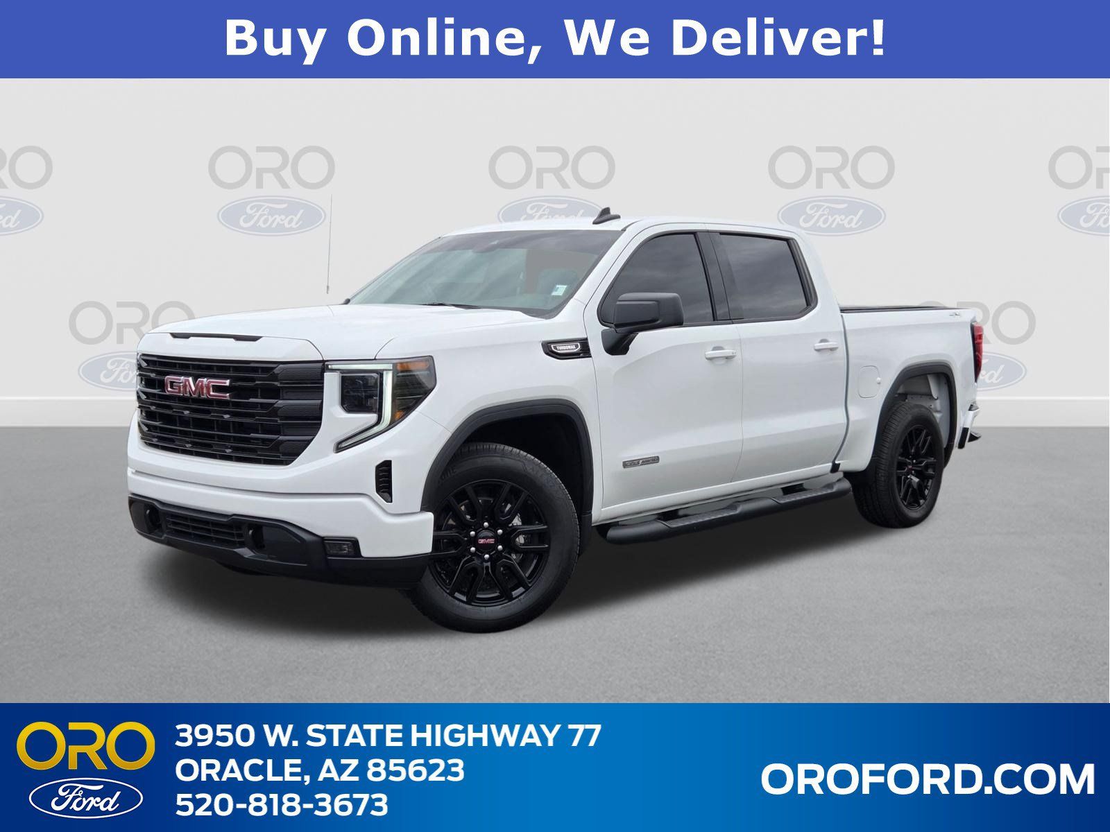 Summit White 2026 GMC Sierra 1500 Pickup Truck Four-Wheel Drive 8-Speed Automatic