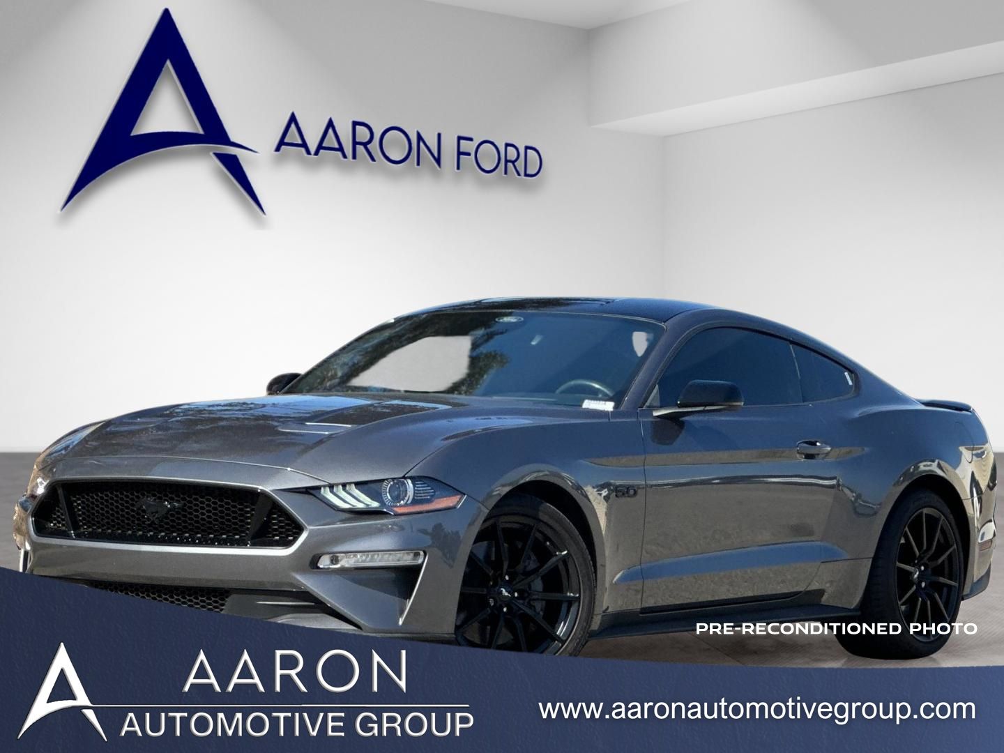 Gray Metallic 2022 Ford Mustang GT Premium Fastback RWD Coupe Rear-Wheel Drive 6-Speed Manual
