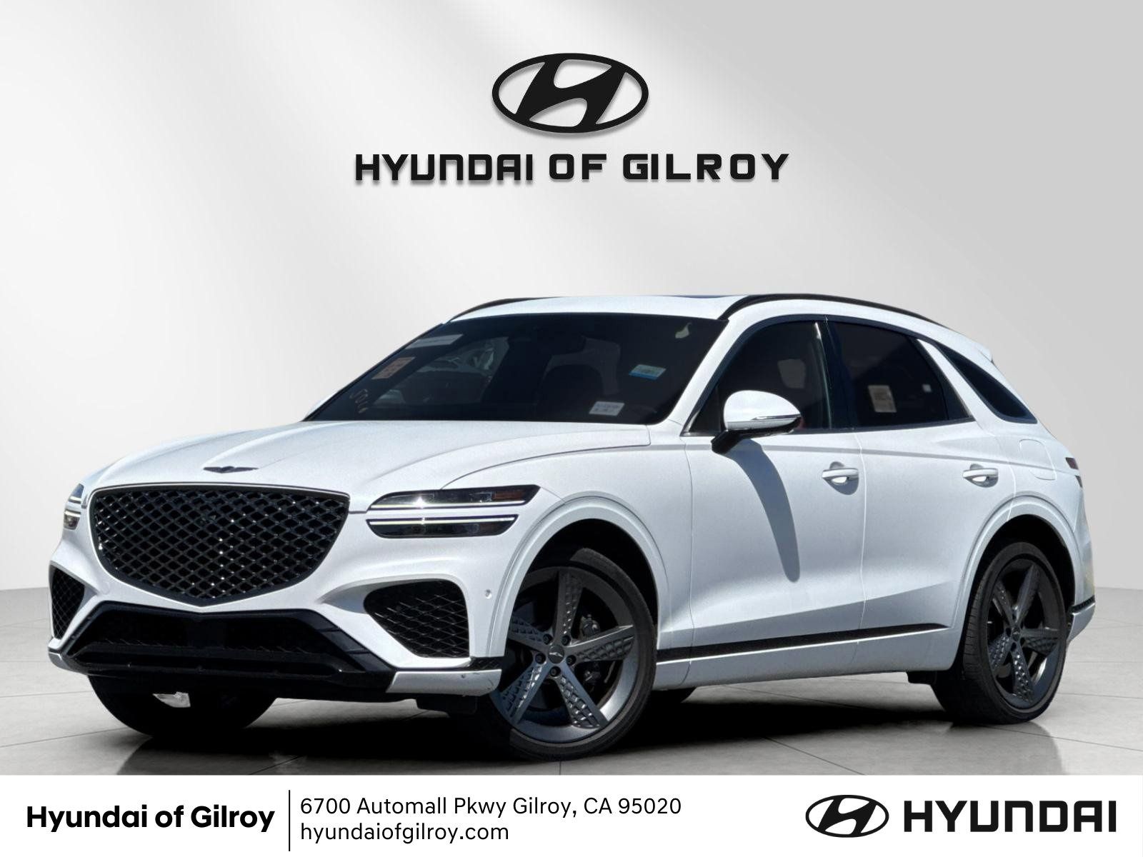 Matterhorn White 2023 Genesis GV70 SUV / Crossover All-Wheel Drive 8-Speed Automatic