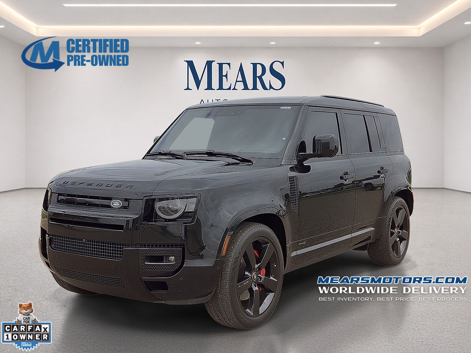 Santorini Black Metallic 2025 Land Rover Defender SUV / Crossover All-Wheel Drive 8-Speed Automatic