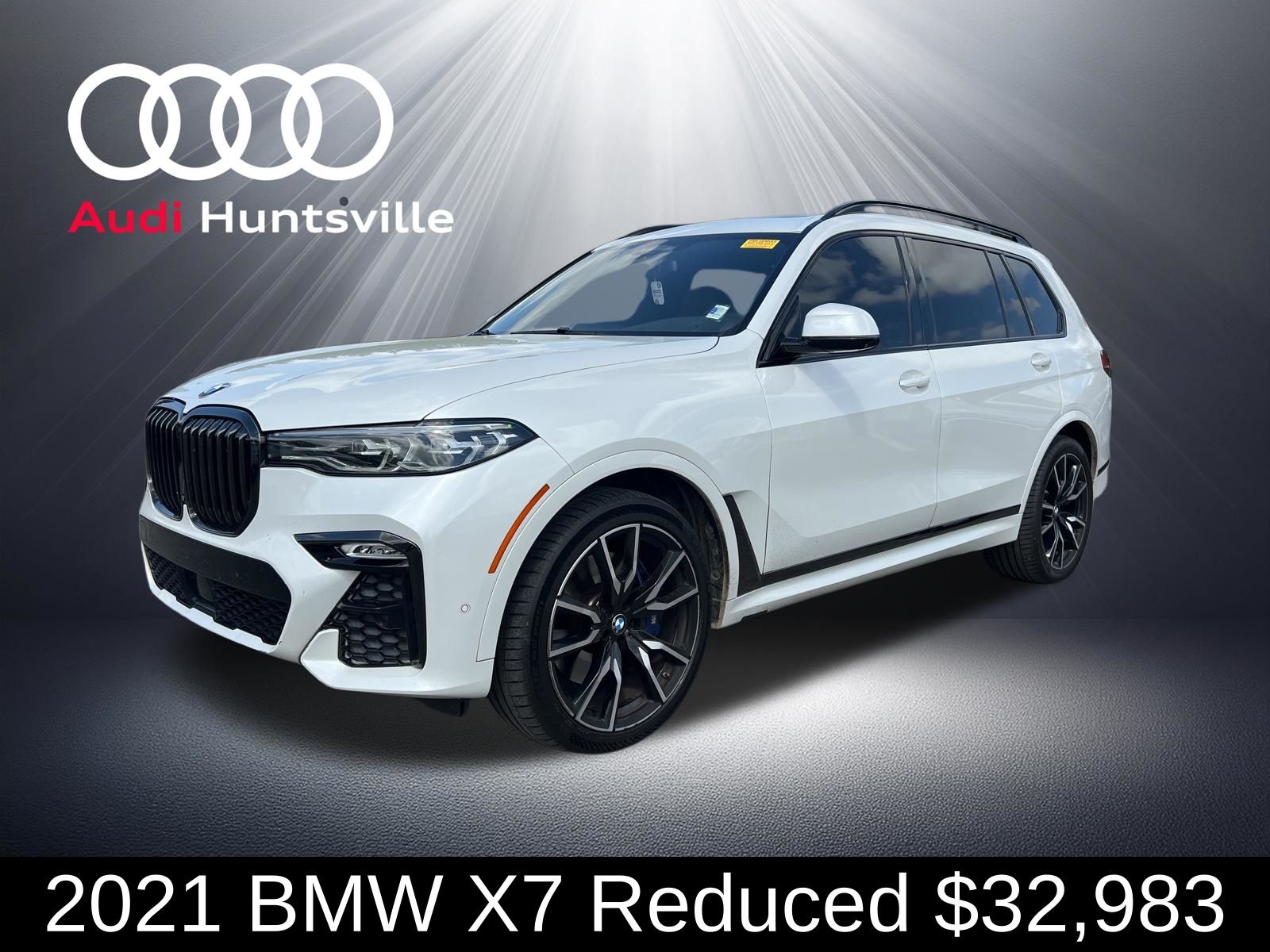 Mineral White Metallic 2021 BMW X7 xDrive40i AWD SUV / Crossover All-Wheel Drive 8-Speed Automatic