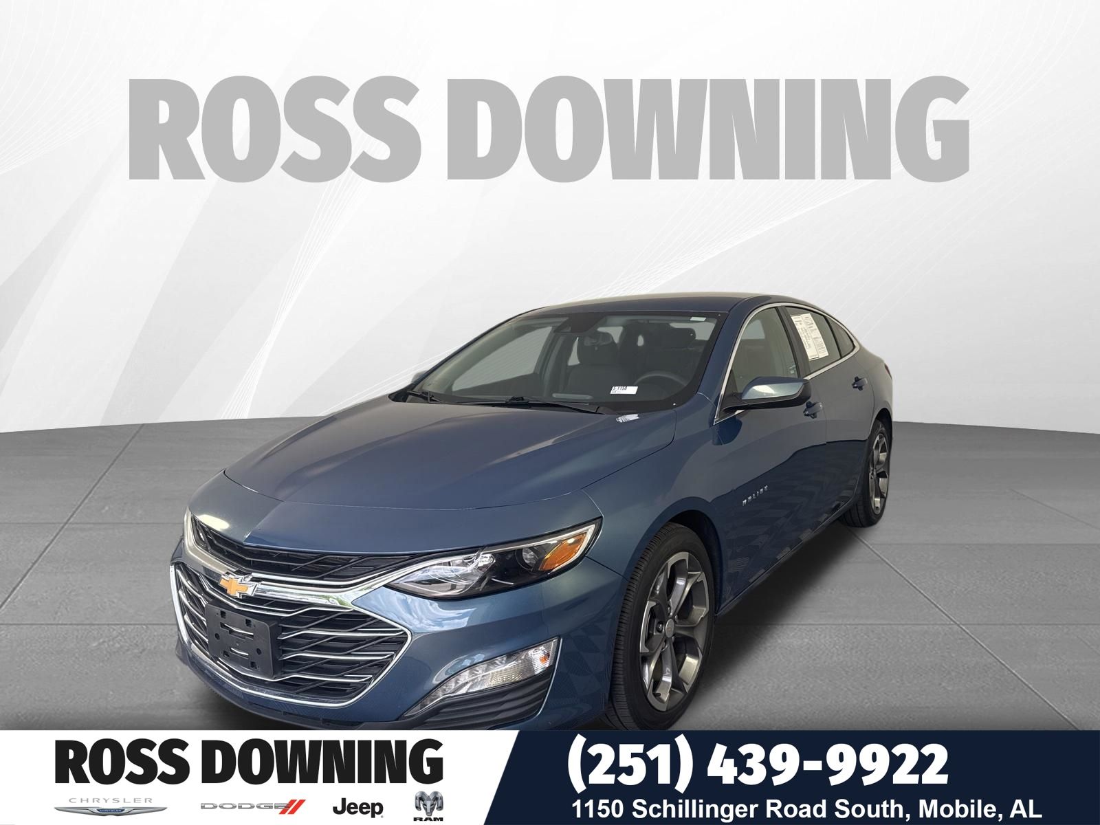 Lakeshore Blue Metallic 2024 Chevrolet Malibu LT with 1LT FWD Sedan Front-Wheel Drive Continuously Variable Transmission
