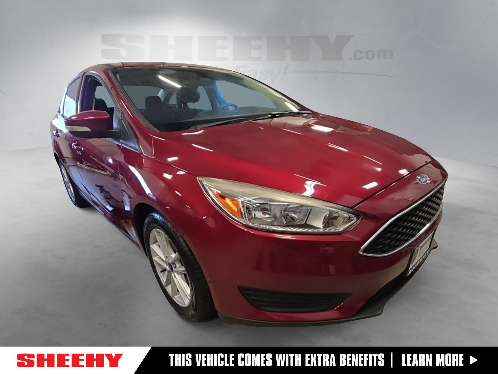 Ruby Red Metallic 2017 Ford Focus Sedan Front-Wheel Drive 6-Speed Automatic