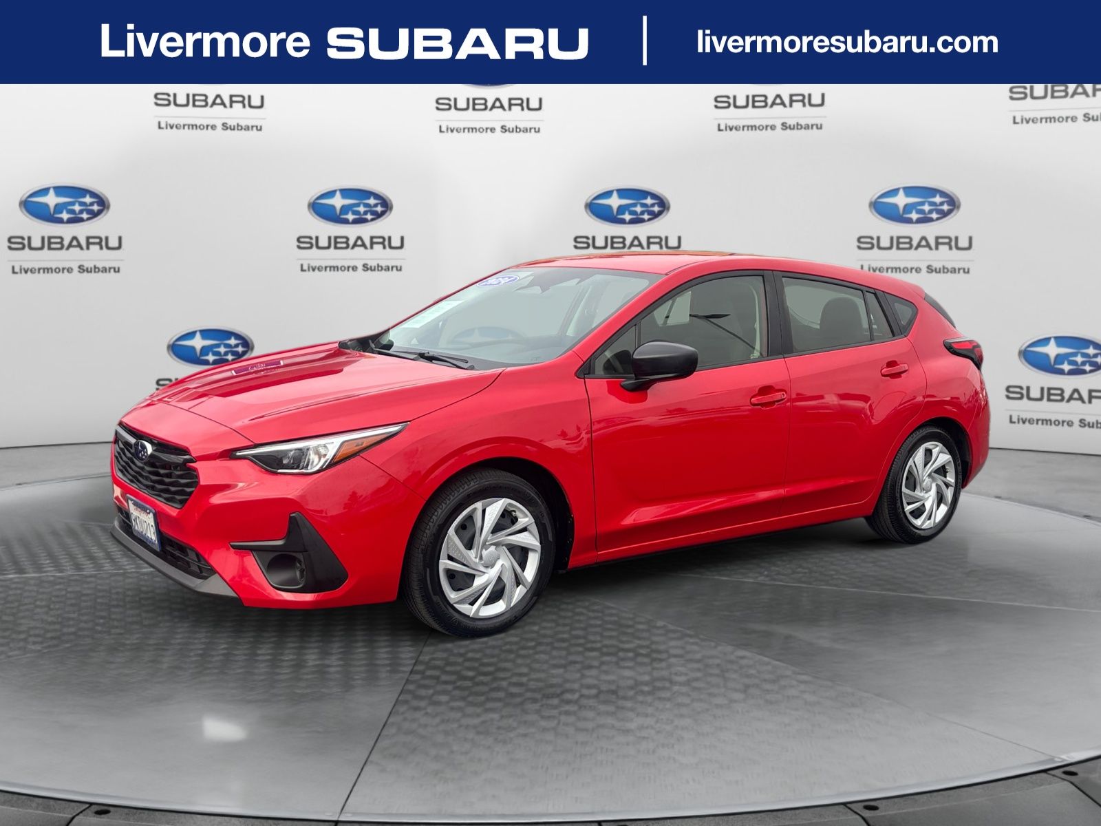Pure Red 2024 Subaru Impreza Wagon All-Wheel Drive Continuously Variable Transmission