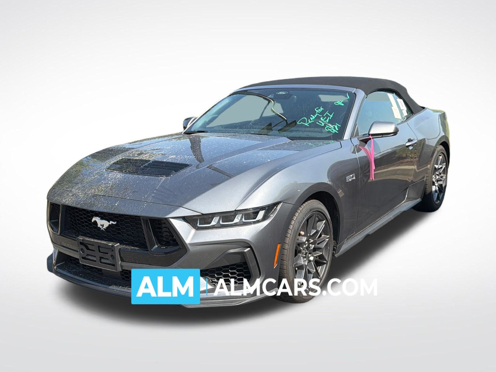 Gray 2024 Ford Mustang Convertible Rear-Wheel Drive 