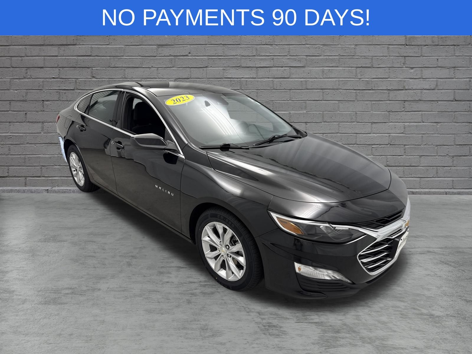 Mosaic Black Metallic 2023 Chevrolet Malibu Sedan Front-Wheel Drive Continuously Variable Transmission