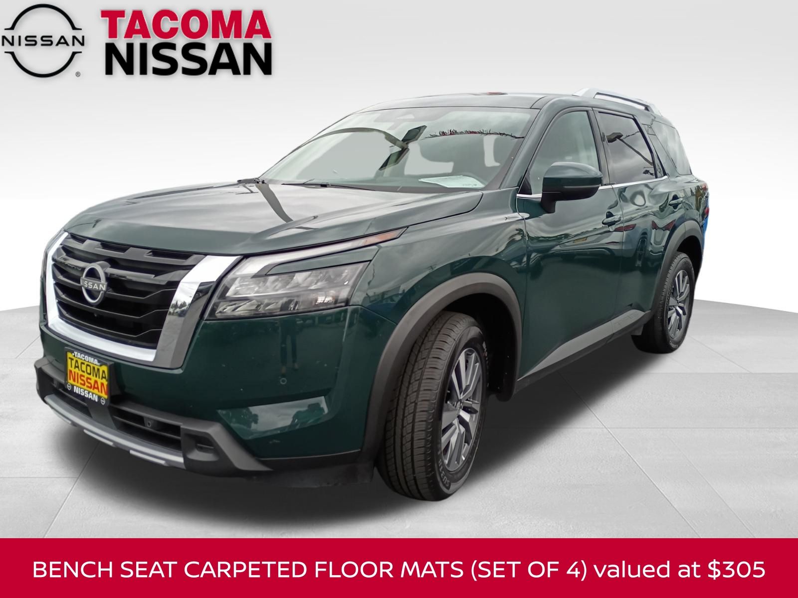 Black (Obsidian Green Pearl) 2025 Nissan Pathfinder SUV / Crossover All-Wheel Drive 9-Speed Automatic
