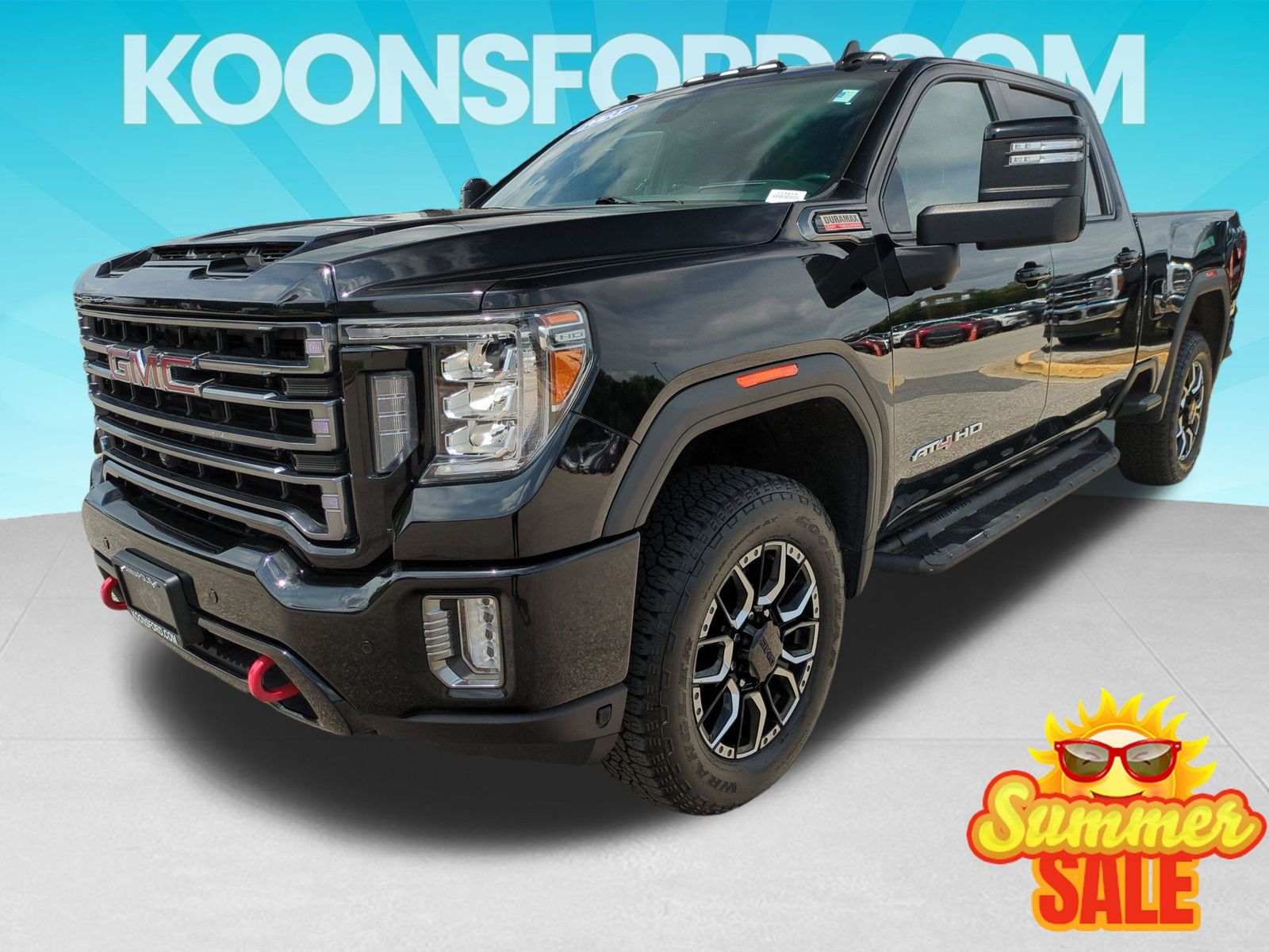 Onyx Black 2023 GMC Sierra 2500HD Pickup Truck Four-Wheel Drive Automatic