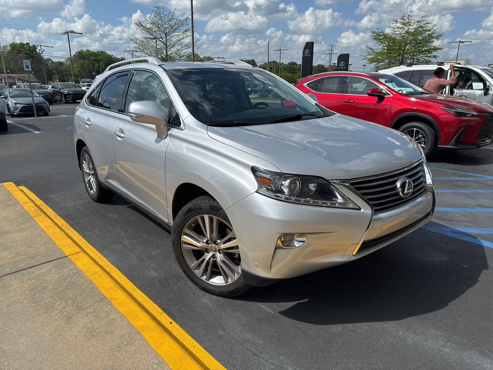 Silver 2015 Lexus RX 350 FWD SUV / Crossover Front-Wheel Drive 6-Speed Automatic
