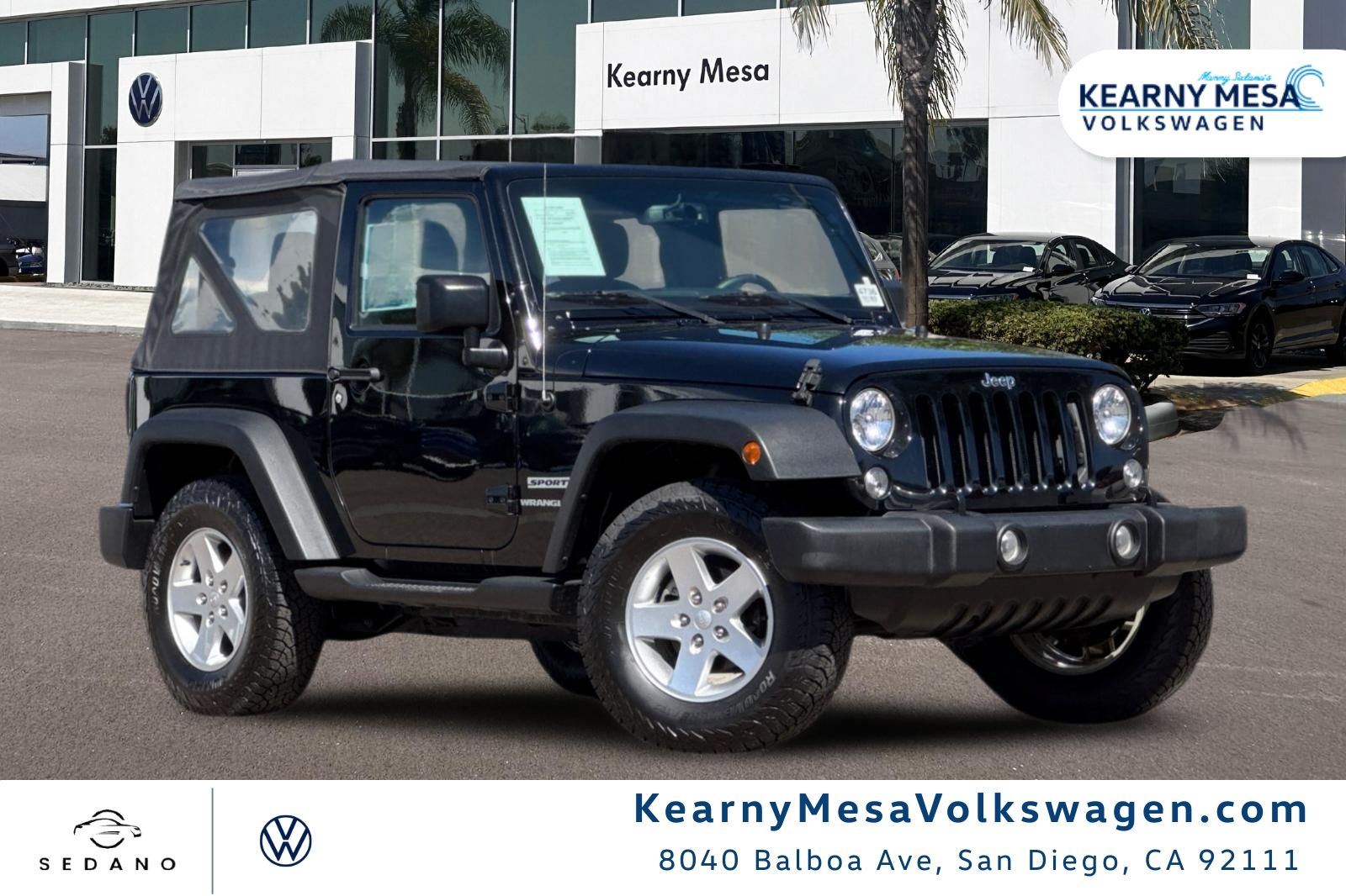 2017 Jeep Wrangler Sport S 4WD