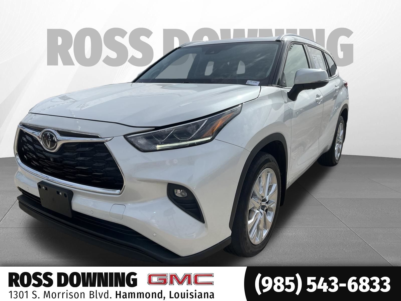 Pearl 2023 Toyota Highlander SUV / Crossover All-Wheel Drive 8-Speed Automatic