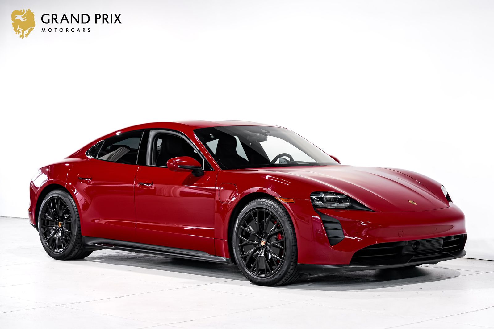 Carmine Red 2023 Porsche Taycan Sedan All-Wheel Drive 2-Speed Automatic
