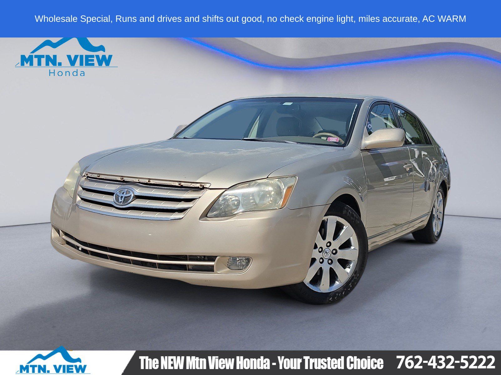 Gold 2007 Toyota Avalon Sedan Front-Wheel Drive 5-Speed Automatic Overdrive