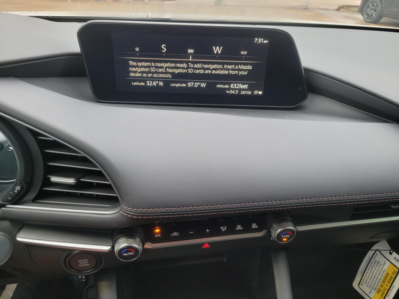 new 2026 Mazda Mazda3 car, priced at $25,075