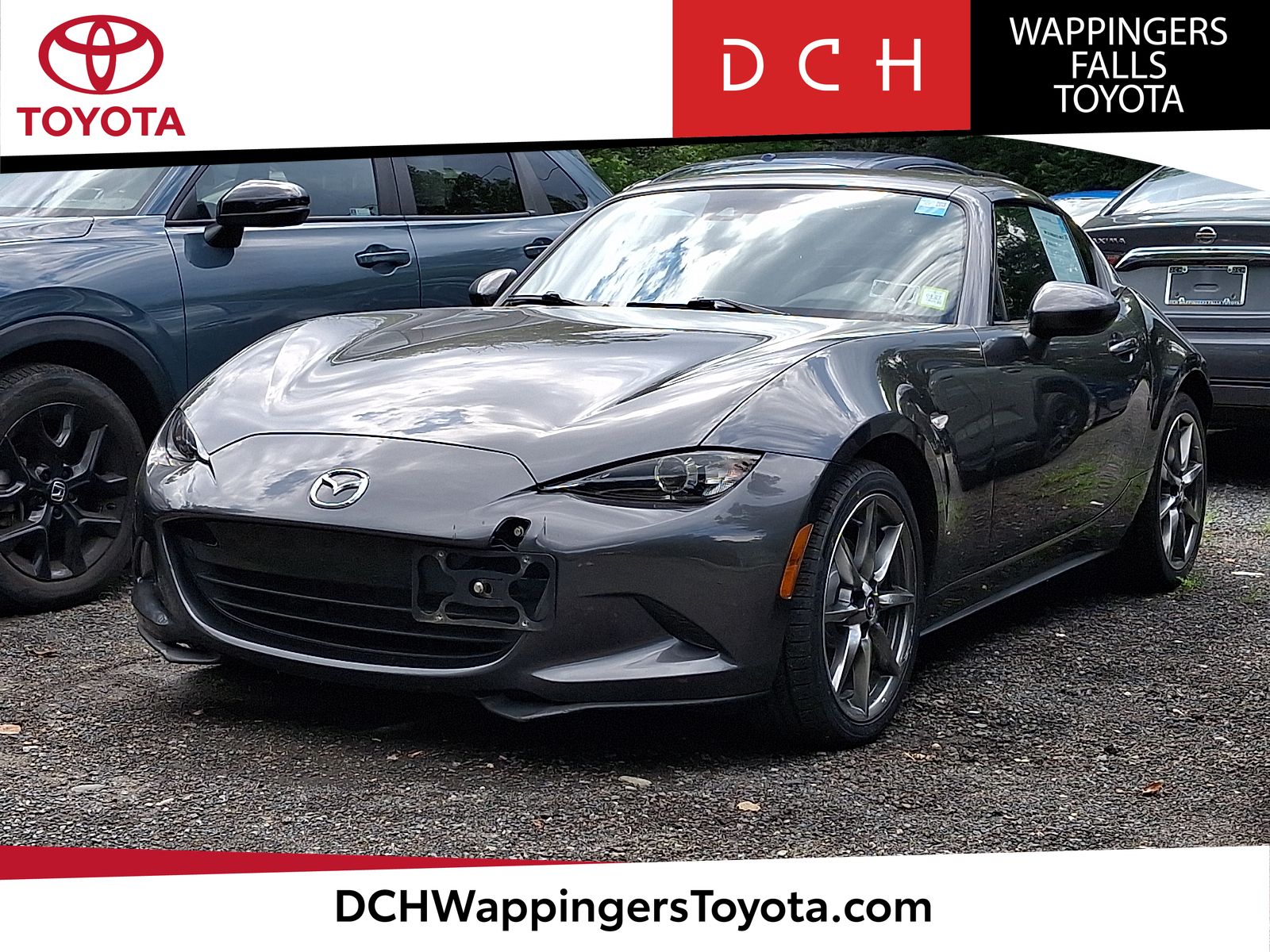 Machine Gray Metallic 2023 Mazda MX-5 Miata Convertible Rear-Wheel Drive 6-Speed Automatic