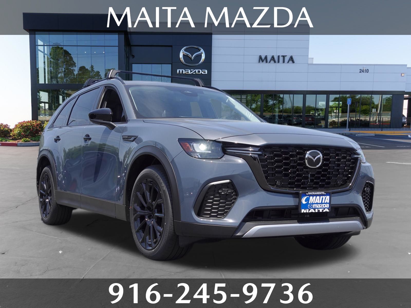 Polymetal Gray Metallic 2026 Mazda CX-70 SUV / Crossover All-Wheel Drive 8-Speed Automatic