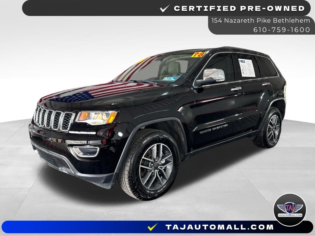 Diamond Black 2020 Jeep Grand Cherokee SUV / Crossover Four-Wheel Drive 8-Speed Automatic