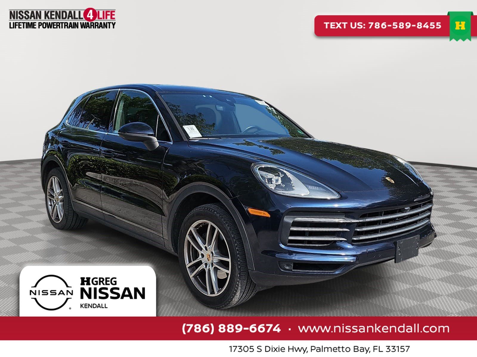 Blue 2019 Porsche Cayenne SUV / Crossover All-Wheel Drive 8-Speed Automatic