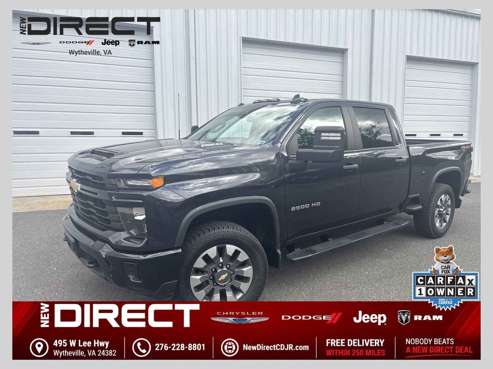 Dark Ash Metallic 2024 Chevrolet Silverado 2500HD Pickup Truck Four-Wheel Drive Automatic