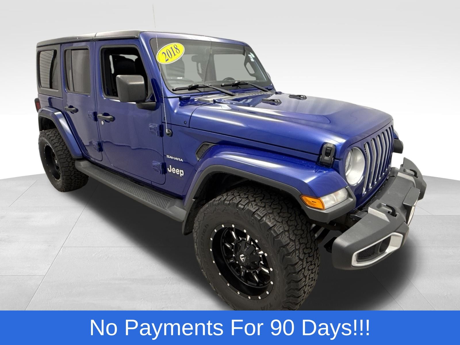 Ocean Blue Metallic Clearcoat 2018 Jeep Wrangler SUV / Crossover Four-Wheel Drive 8-Speed Automatic