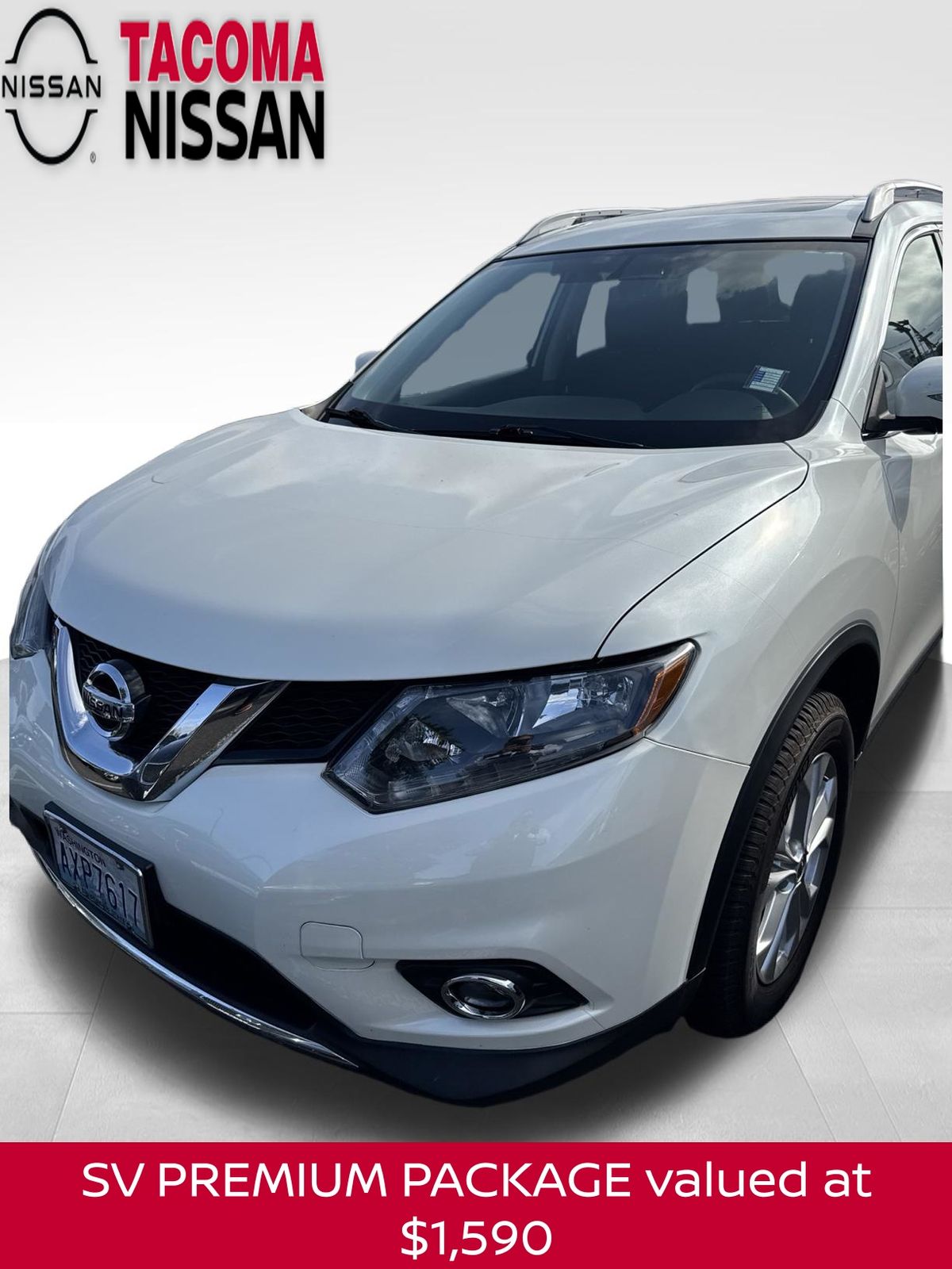 2015 Nissan Rogue Blanco (Pearl White) SUV/Crossover Tracción en las cuatro ruedas Transmisión variable continua