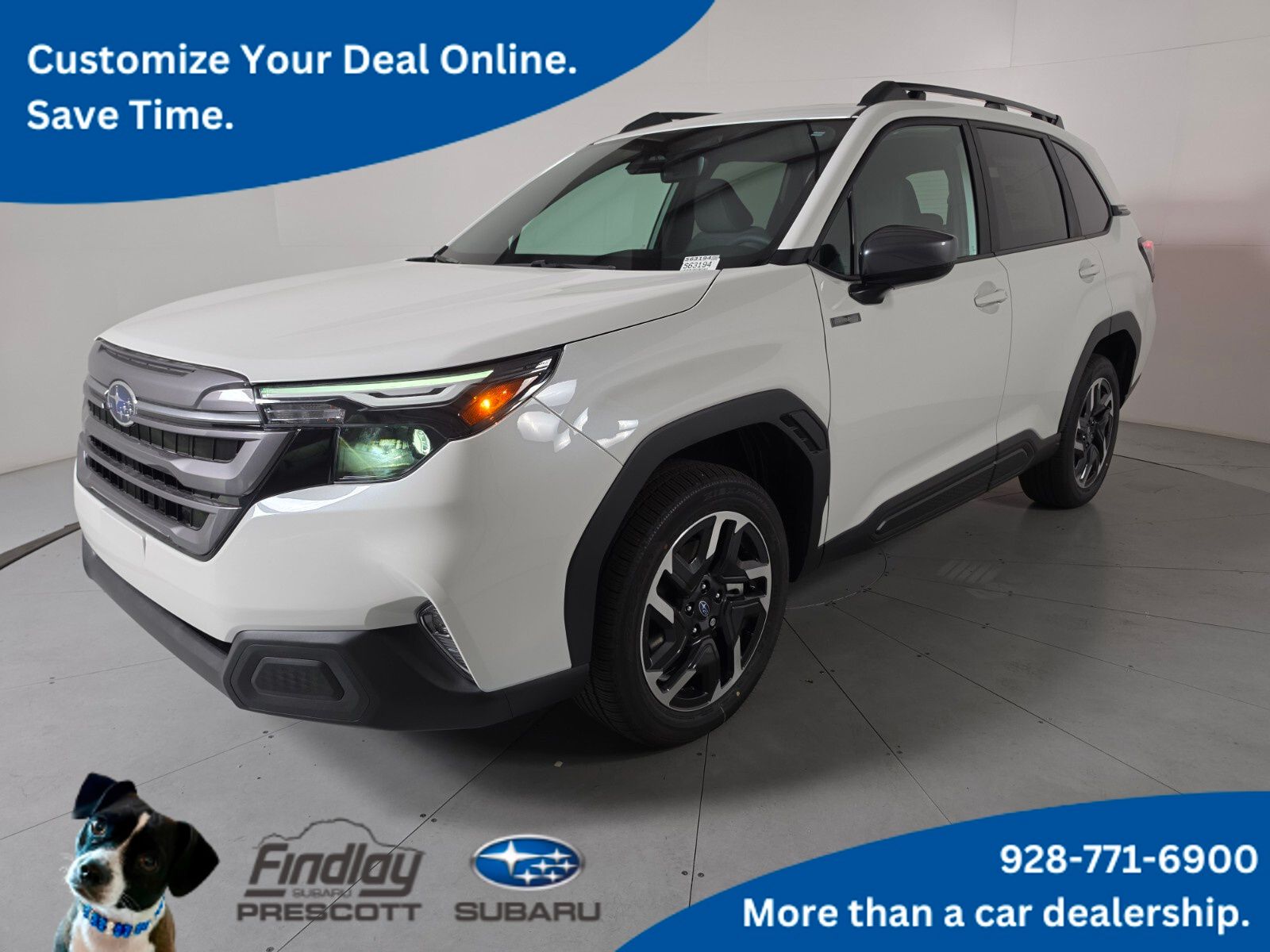 Crystal White 2026 Subaru Forester Hybrid SUV / Crossover All-Wheel Drive Continuously Variable Transmission
