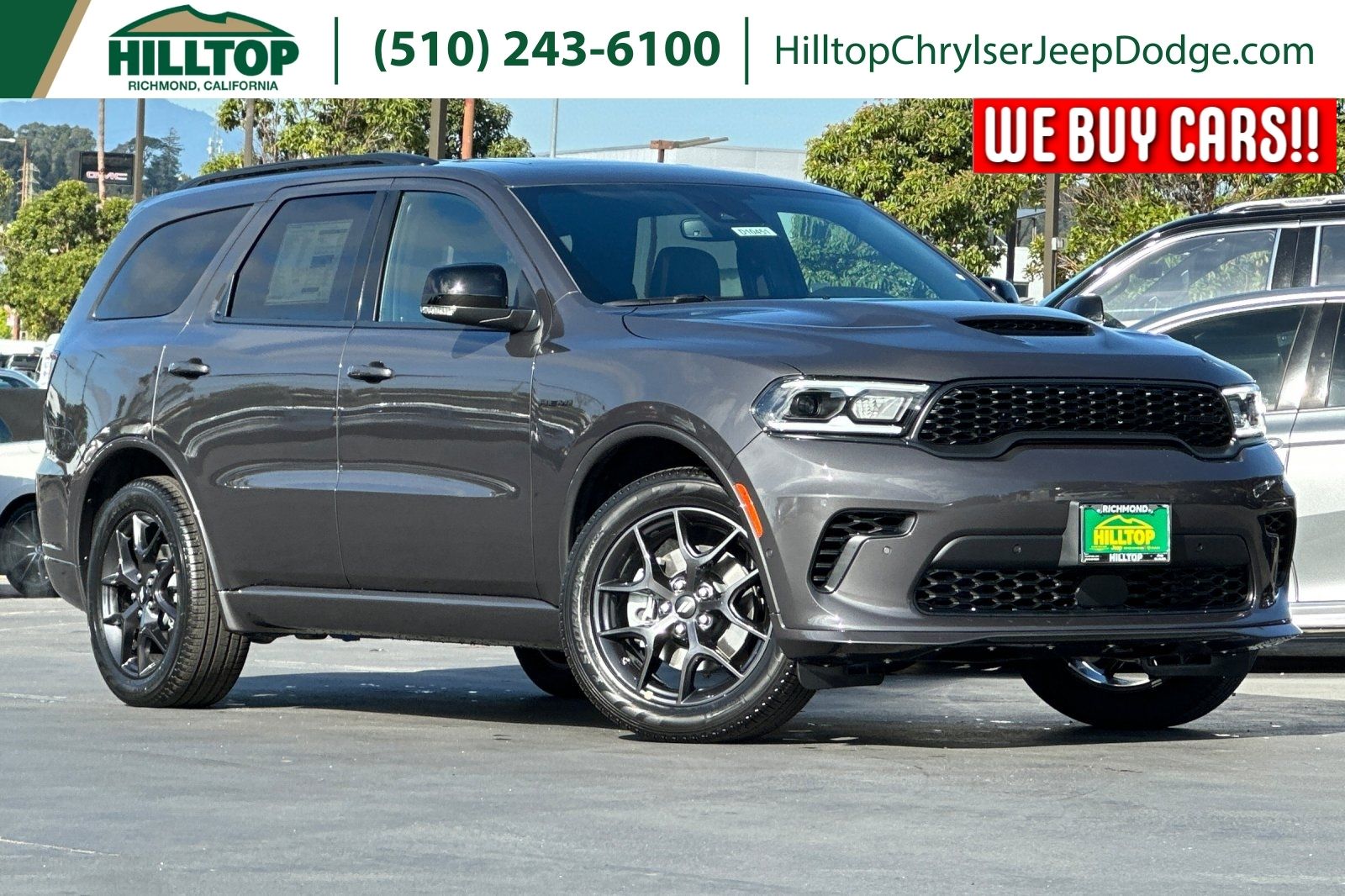 Vapor Gray 2026 Dodge Durango GT HEMI Plus AWD SUV / Crossover All-Wheel Drive 8-Speed Automatic