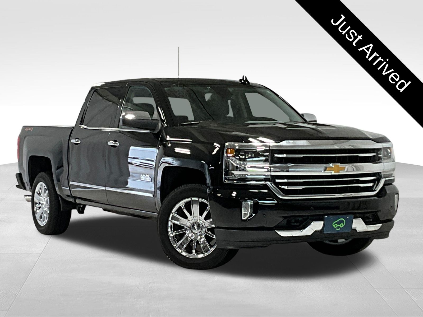 Black 2018 Chevrolet Silverado 1500 Pickup Truck Four-Wheel Drive 8-Speed Automatic Overdrive