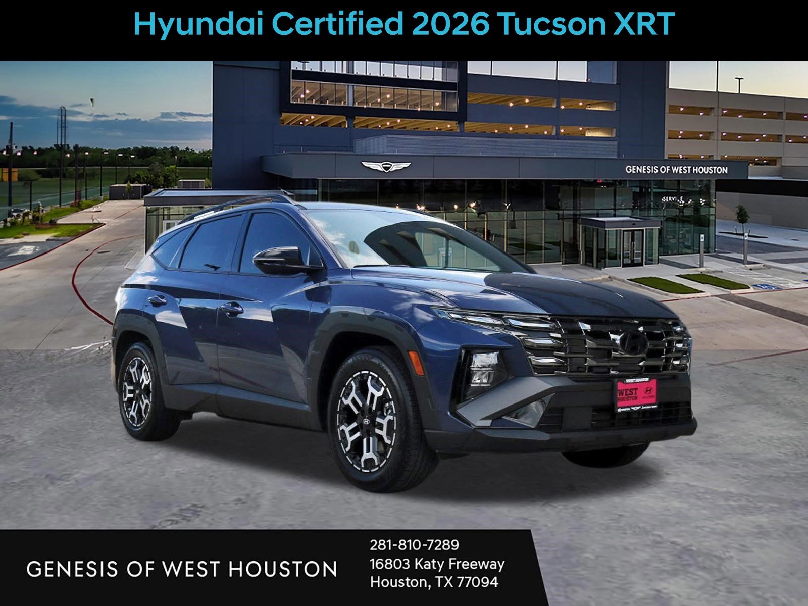 Atlantis Blue 2026 Hyundai Tucson SUV / Crossover Front-Wheel Drive 8-Speed Automatic