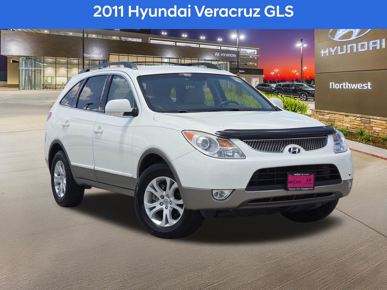 Stone White 2011 Hyundai Veracruz SUV / Crossover Front-Wheel Drive 6-Speed Automatic