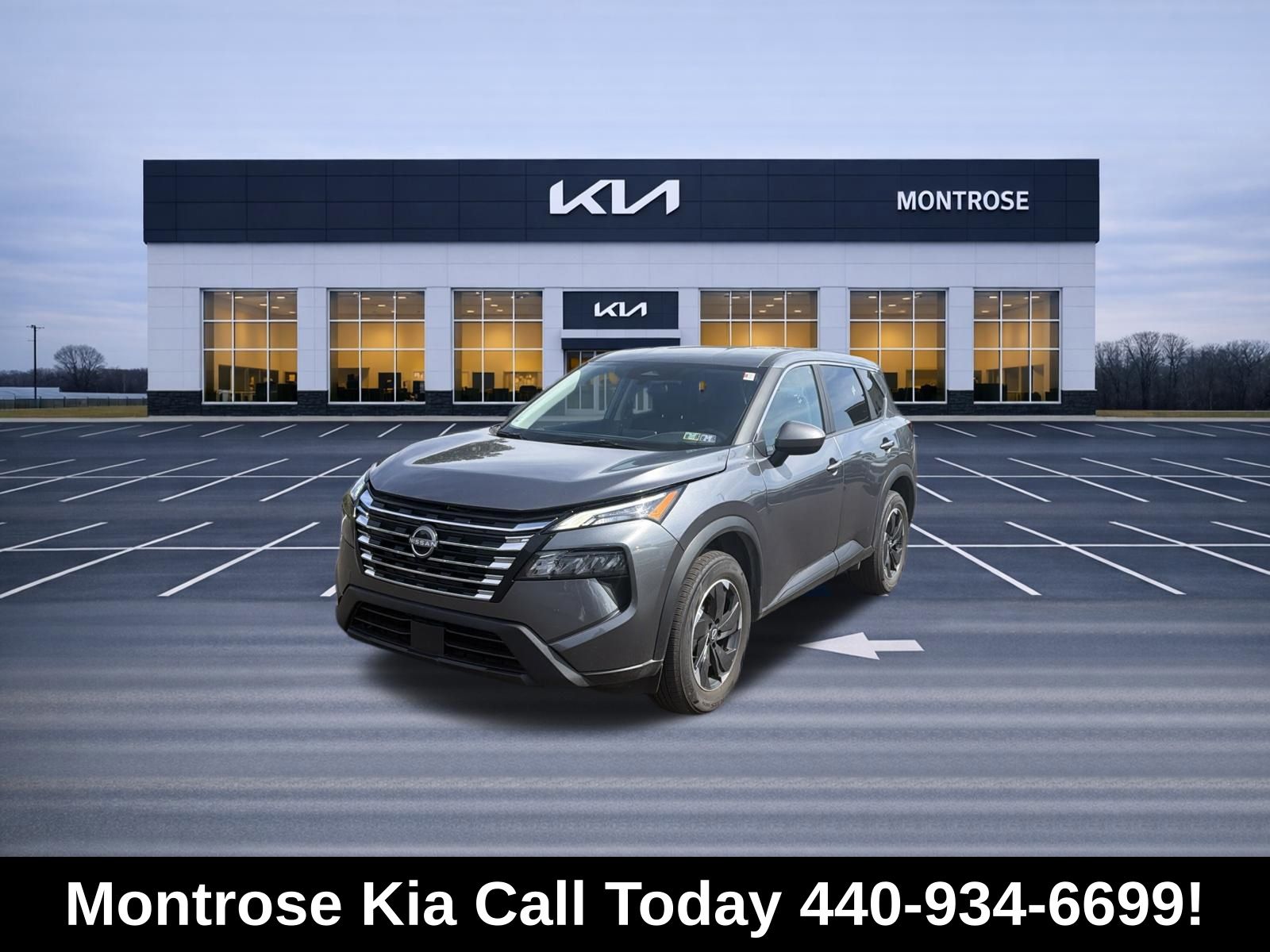 Gray (Gun Metallic) 2025 Nissan Rogue SUV / Crossover All-Wheel Drive Continuously Variable Transmission
