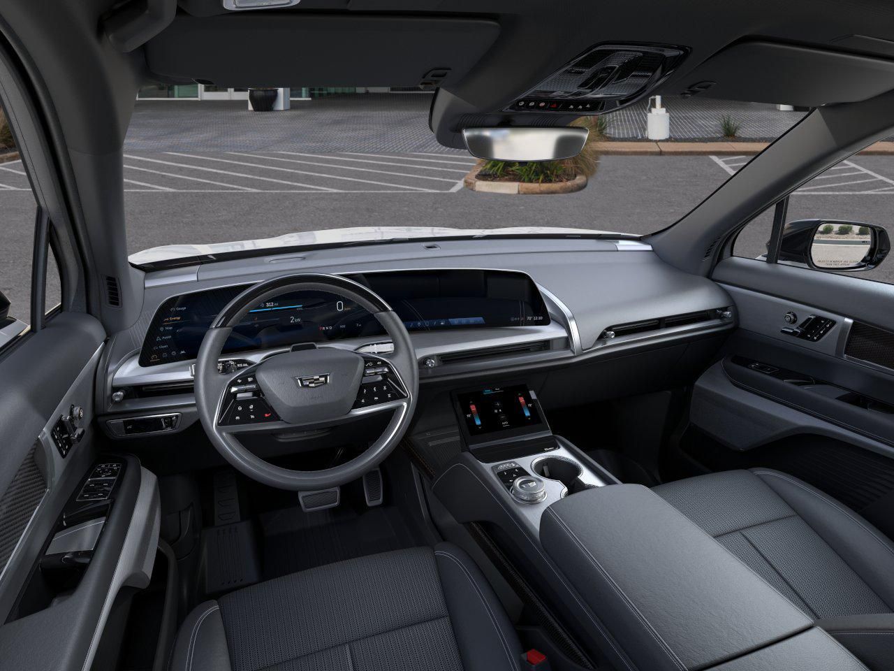 2027 Cadillac VISTIQ Sport White at Bayway Cadillac of The Woodlands
