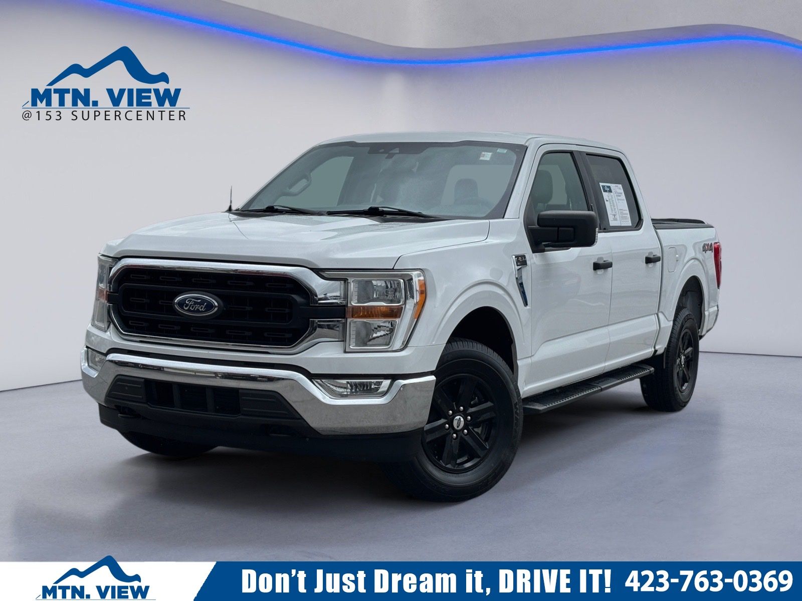 Oxford White 2021 Ford F-150 XLT SuperCrew 4WD Pickup Truck Four-Wheel Drive Automatic