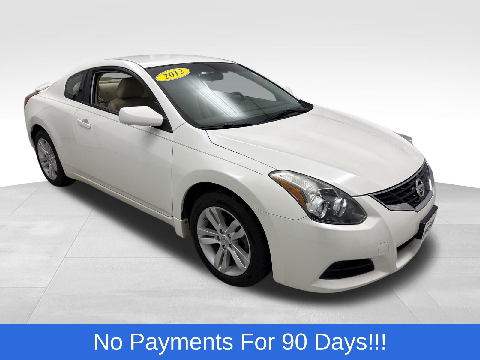 Winter Frost Pearl 2012 Nissan Altima Coupe 2.5 S Coupe Front-Wheel Drive Continuously Variable Transmission