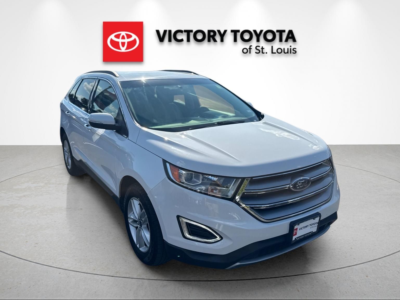 Oxford White 2018 Ford Edge SUV / Crossover All-Wheel Drive 6-Speed Automatic